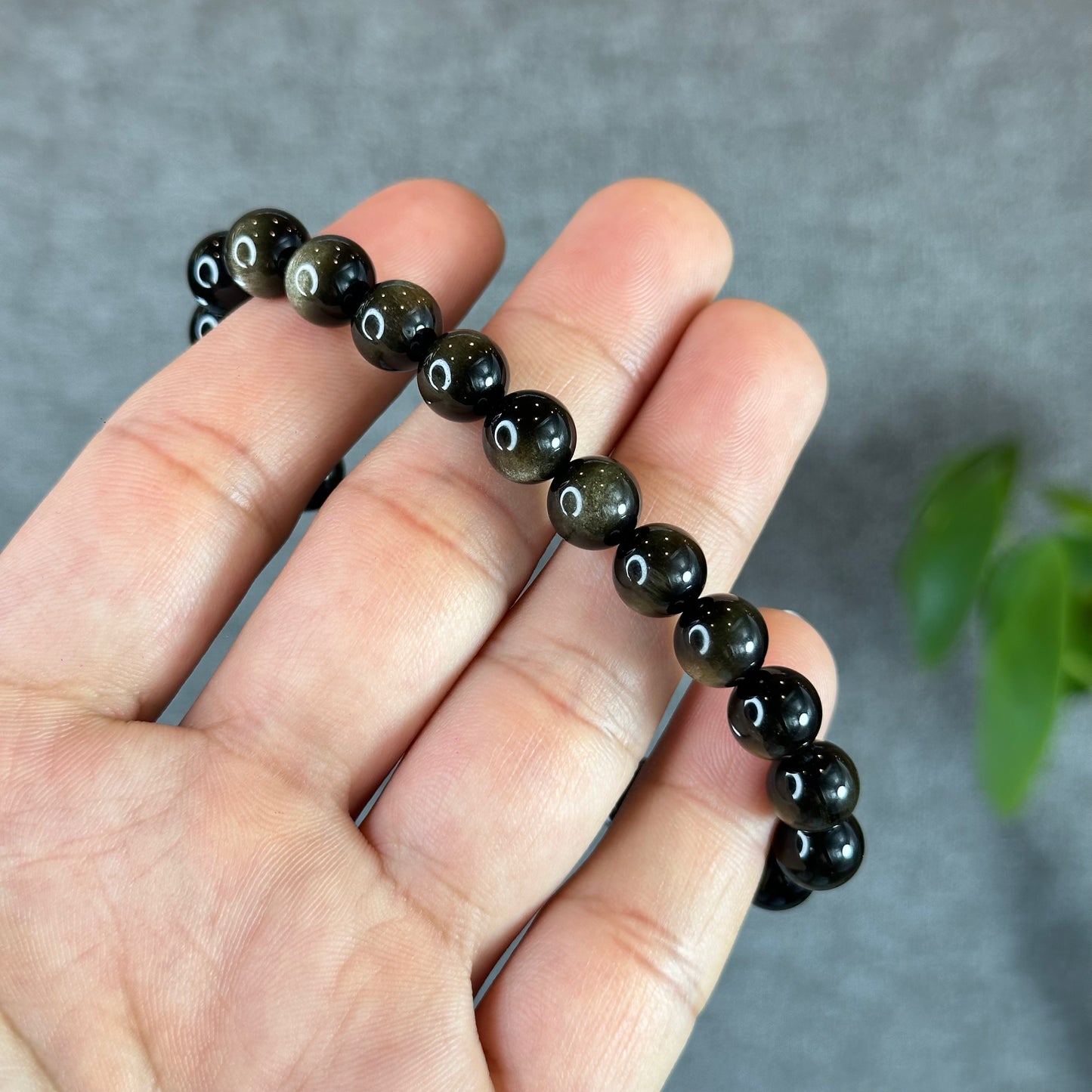 Natural Golden Obsidian VIP Bracelet Size 8 mm