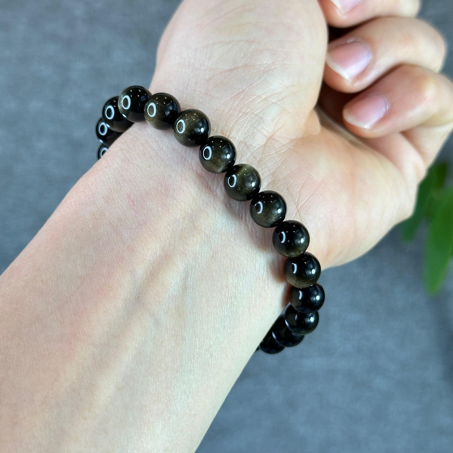 Natural Golden Obsidian VIP Bracelet Size 8 mm