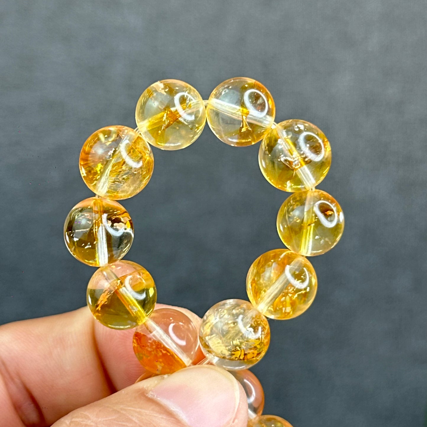 Natural Colourful Golden Healer Bracelet Size 11.2 mm