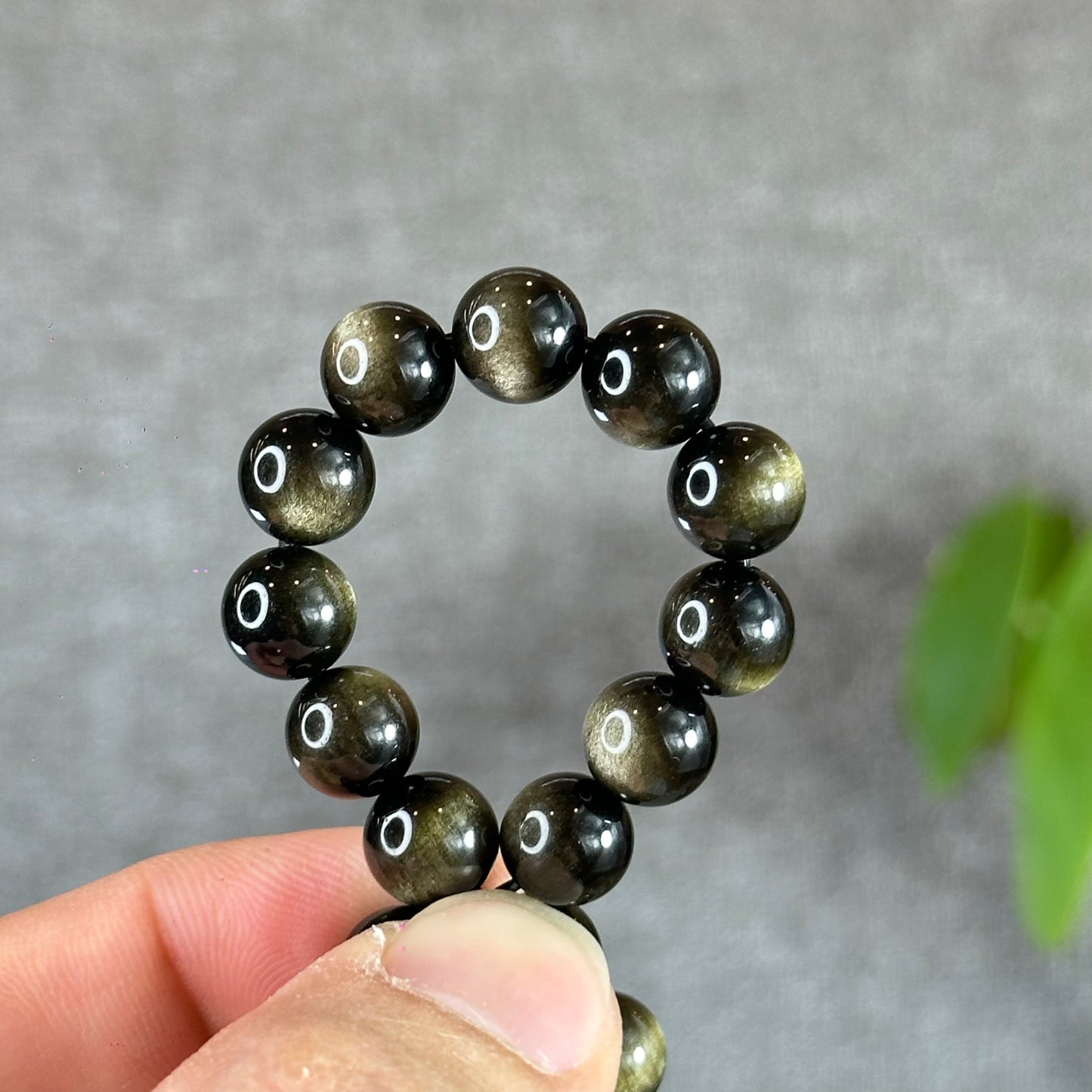 Natural Golden Obsidian VIP Bracelet Size 8 mm