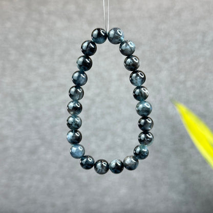 Natural Midnight Aquamarine Bracelet Size 8 mm