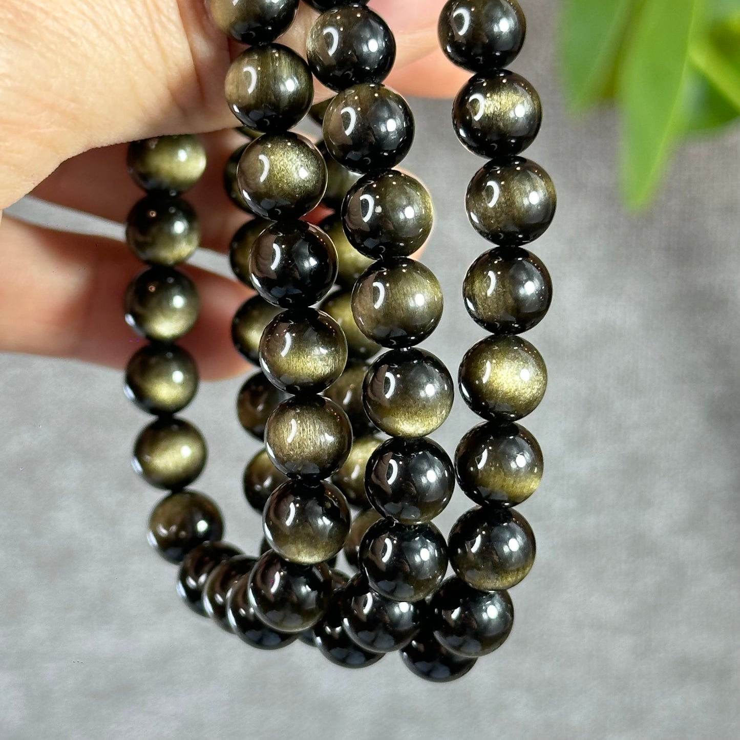 Natural Golden Obsidian VIP Bracelet Size 8 mm
