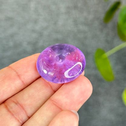 Natural Amethsyt Donut Charm