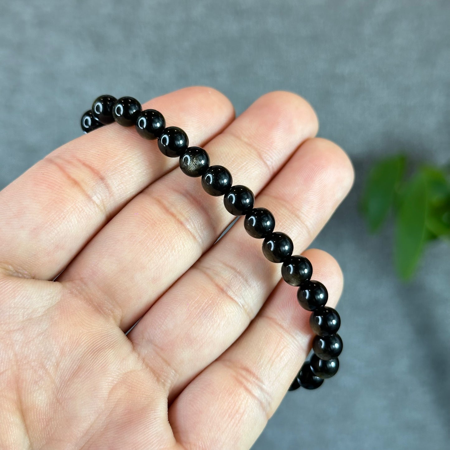 Natural Golden Obsidian VIP Bracelet Size 6 mm