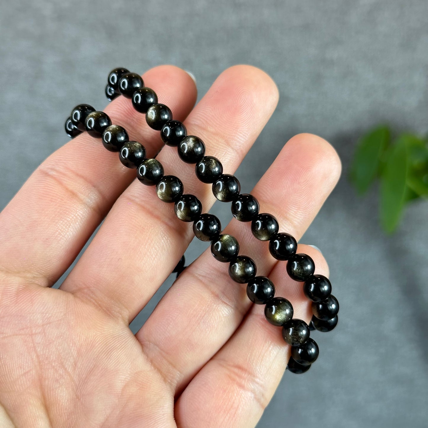 Natural Golden Obsidian VIP Bracelet Size 6 mm