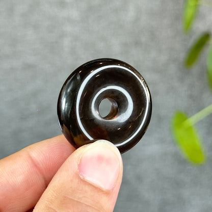 Natural Smokey Quartz Donut