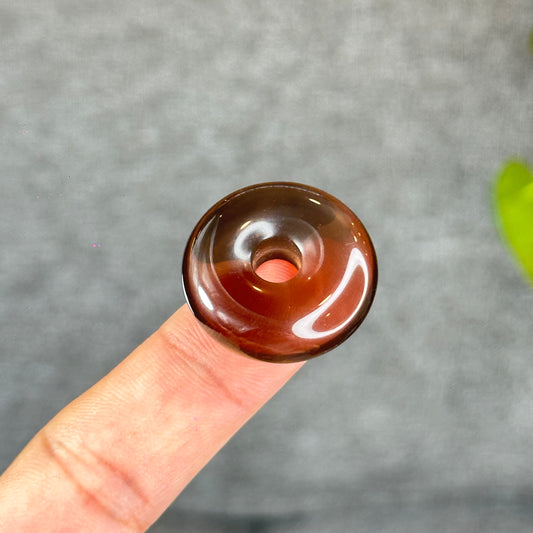 Natural Smokey Quartz Donut