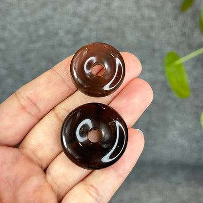 Natural Smokey Quartz Donut