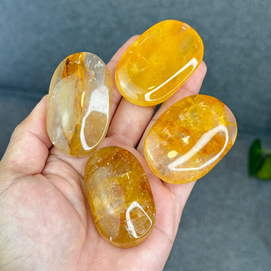 Natural Golden Healer Palm Stone