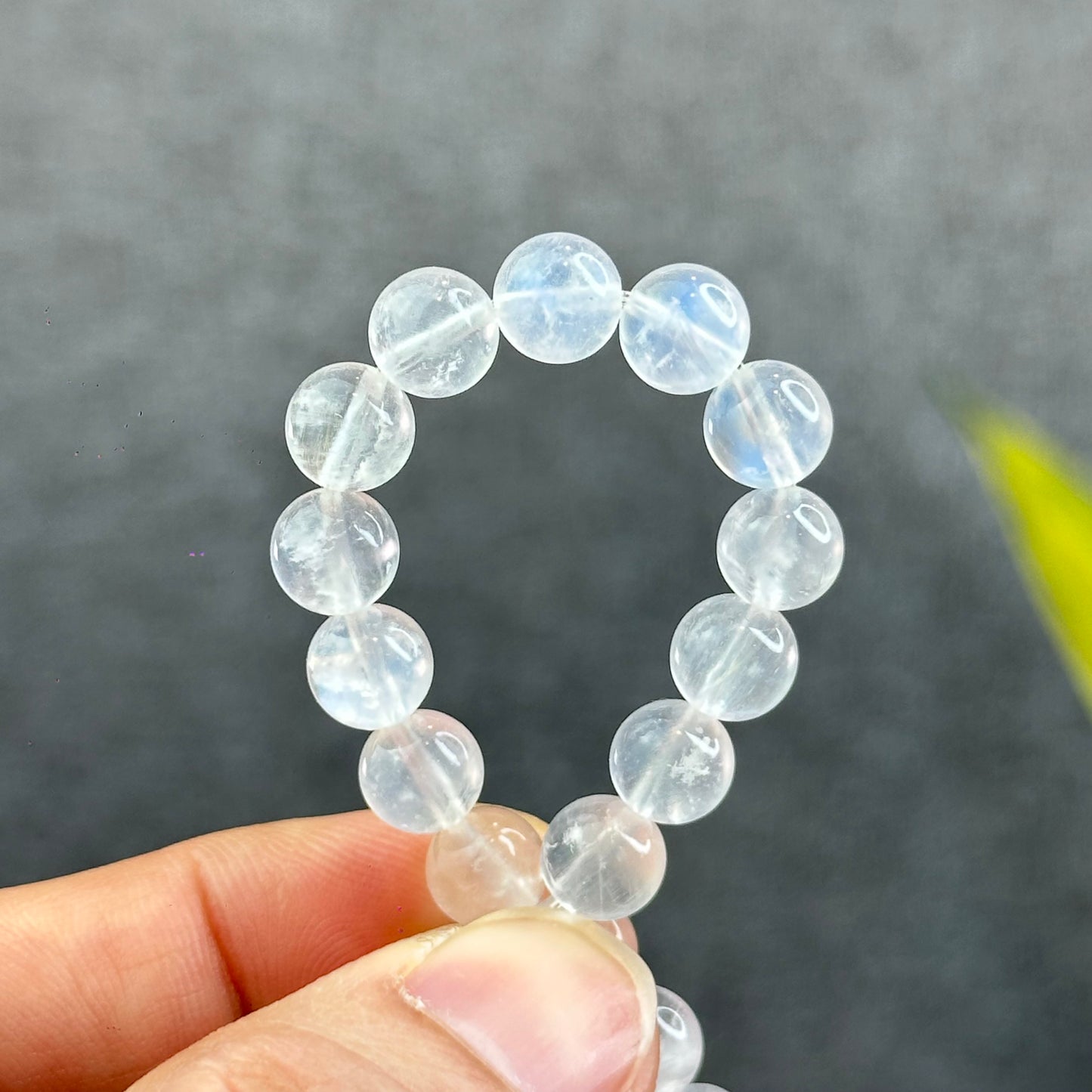 Natural Blue Moonsttone Bracelet Size 7.5 mm