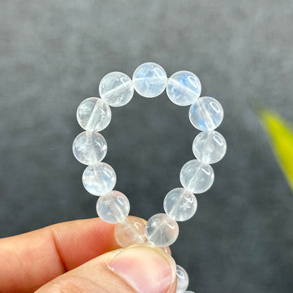 Natural Blue Moonsttone Bracelet Size 7.5 mm