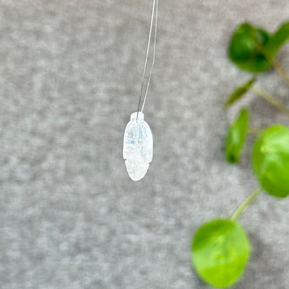 Natural Blue Moonstone Corn Charm