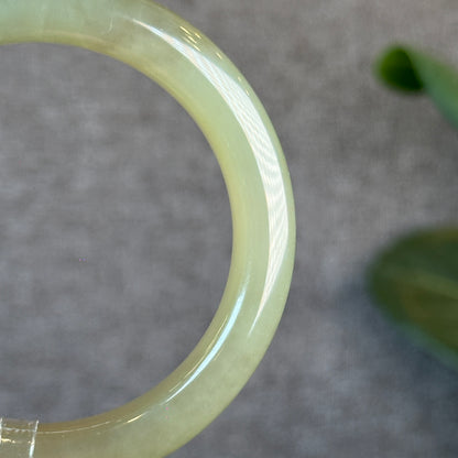 Hoa Dien Bracelet en jade néphrite naturelle Style feuille Taille 53,78 mm