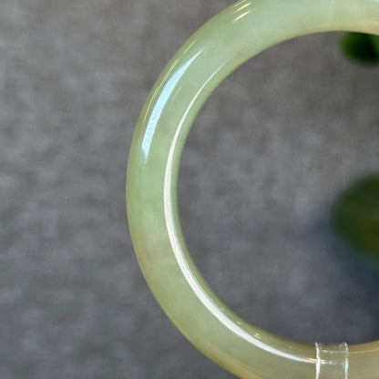 Hoa Dien Bracelet en jade néphrite naturelle Style feuille Taille 53,78 mm
