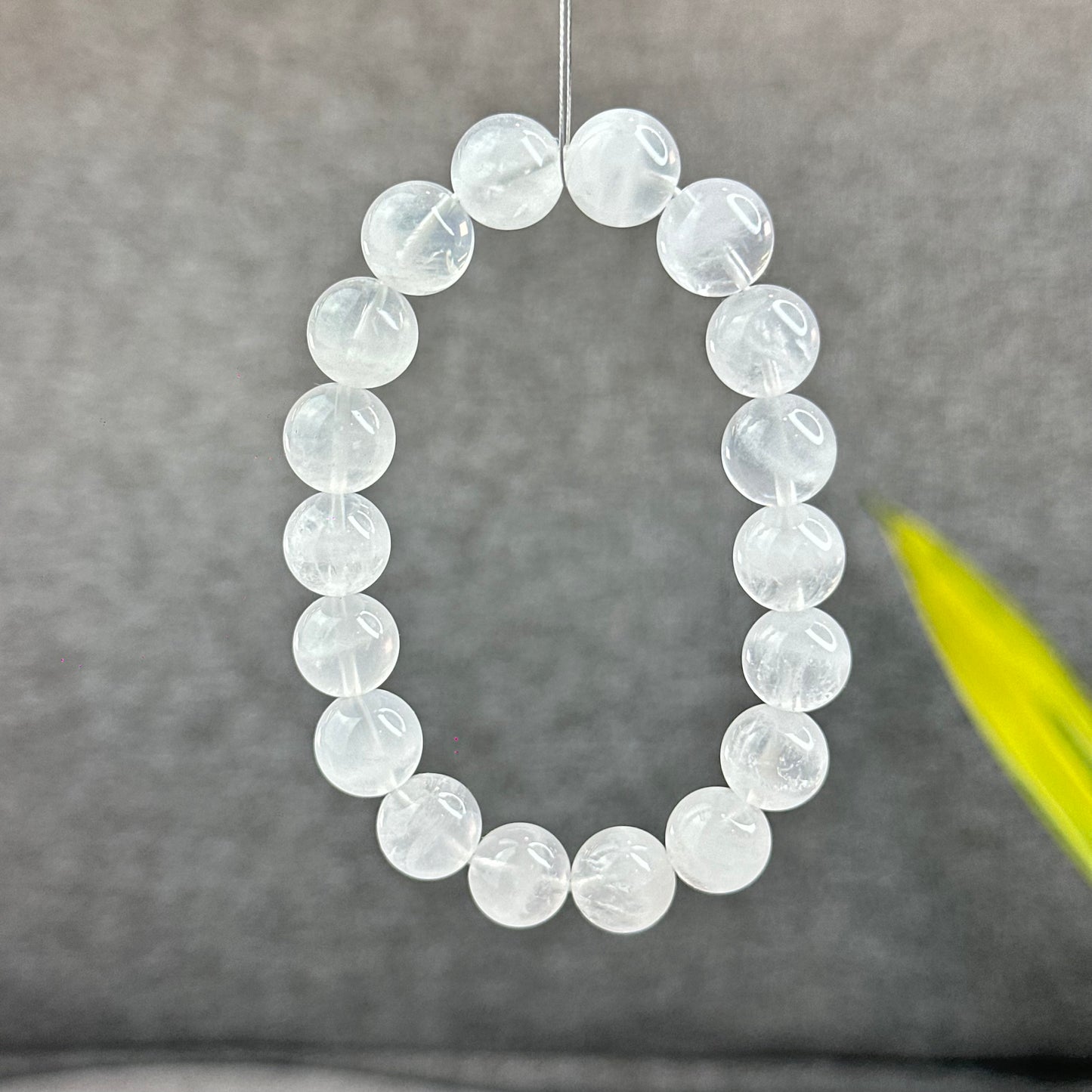 Natural Clear Quartz Bracelet Size 11 mm