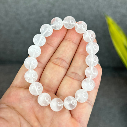 Natural Clear Quartz Bracelet Size 11 mm