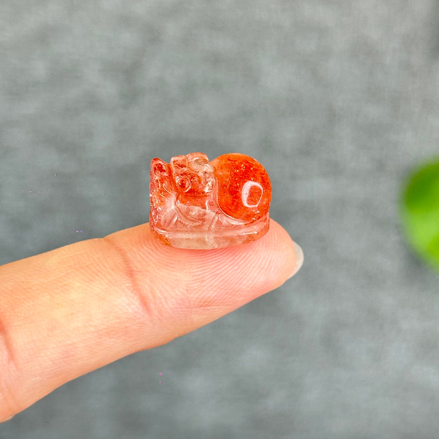 Natural Gold Sunstone Pixiu Charm