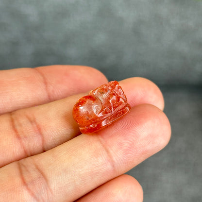 Natural Gold Sunstone Pixiu Charm