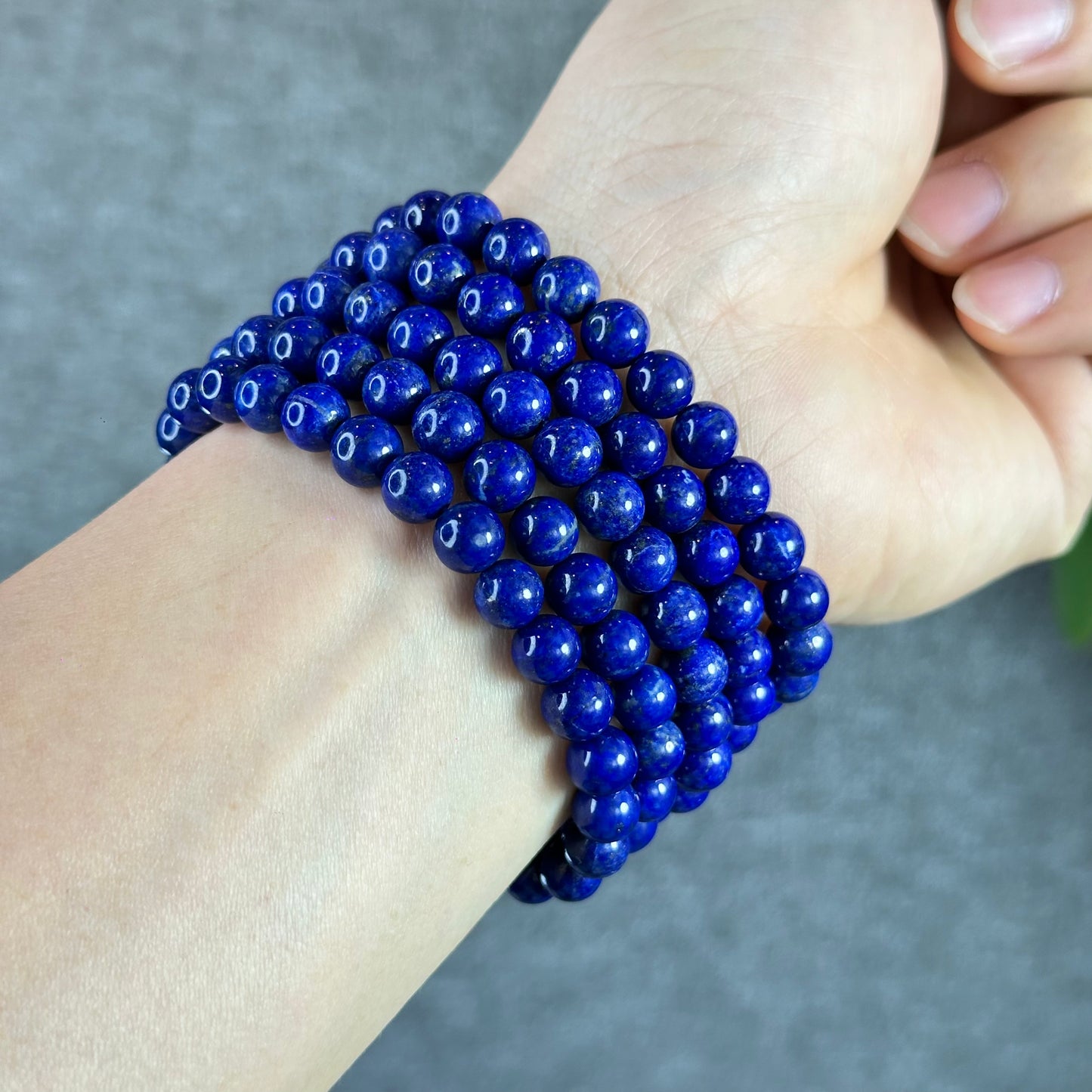 Natural Lapis Lazuli Bracelet Size 7 mm