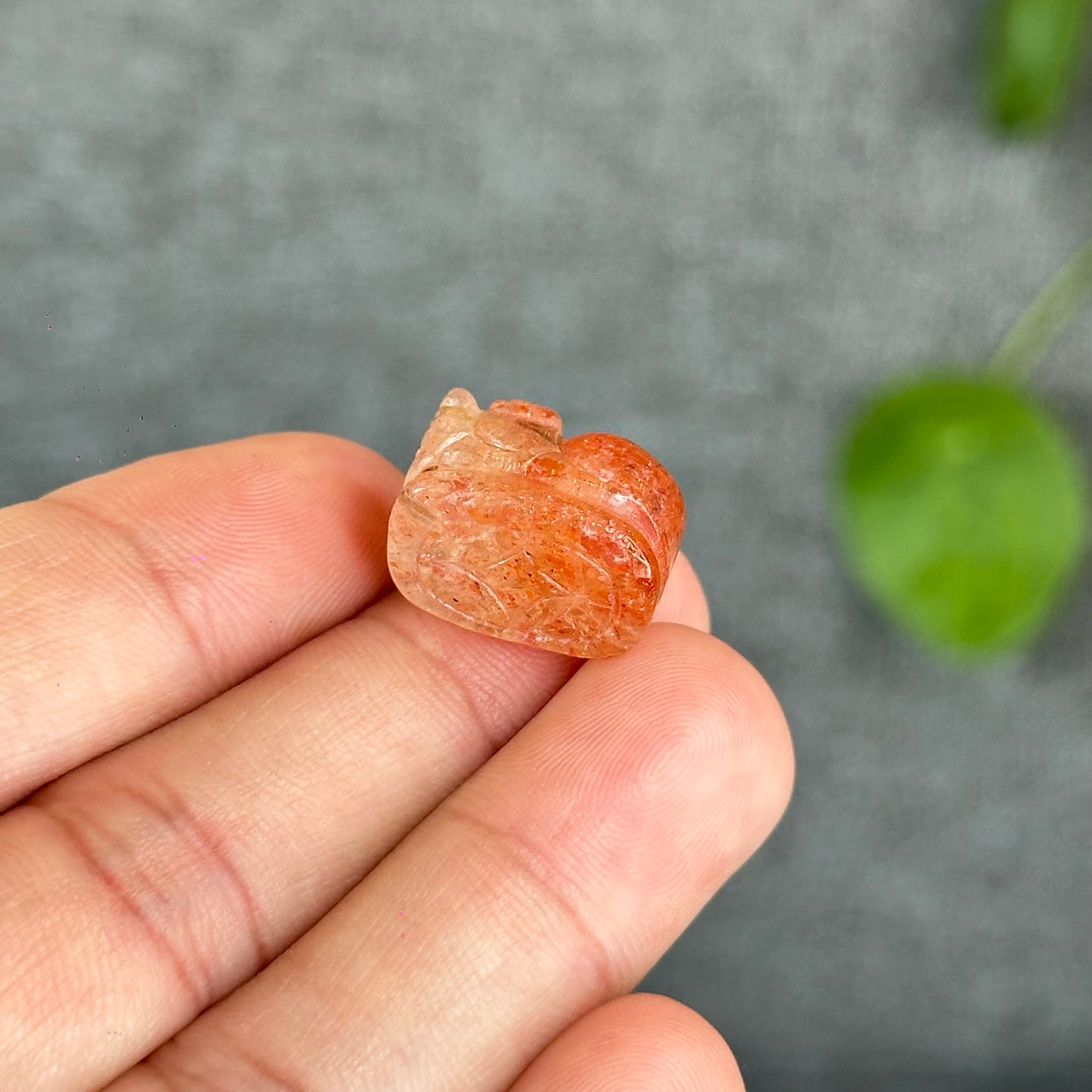 Natural Gold Sunstone Pixiu Charm