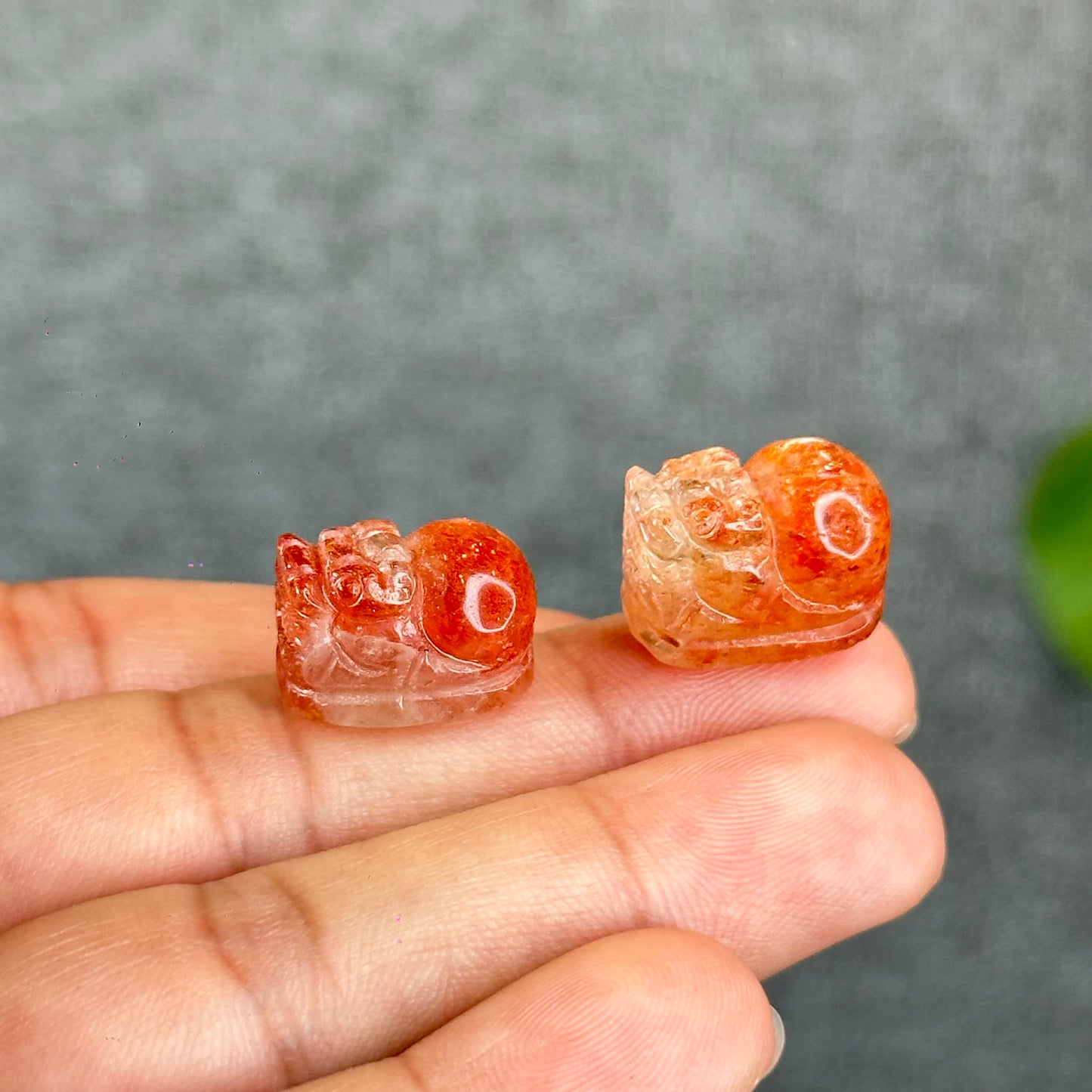 Natural Gold Sunstone Pixiu Charm