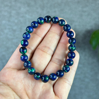 Natural Azurite Malachite Bracelet Size 8.3