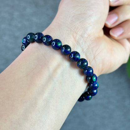 Natural Azurite Malachite Bracelet Size 8.3