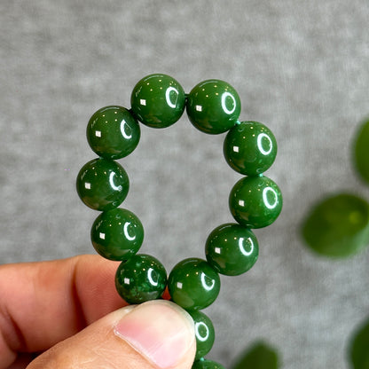 Nephrite Jade VIP Bracelet Size 10 mm