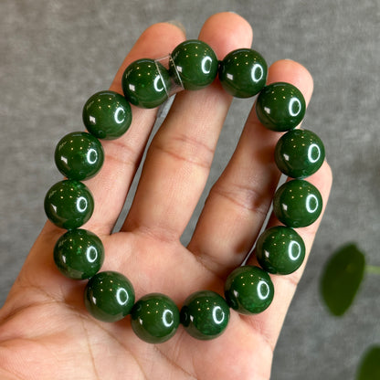 Nephrite Jade VIP Bracelet Size 14 mm