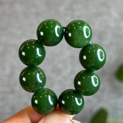 Nephrite Jade VIP Bracelet Size 14 mm