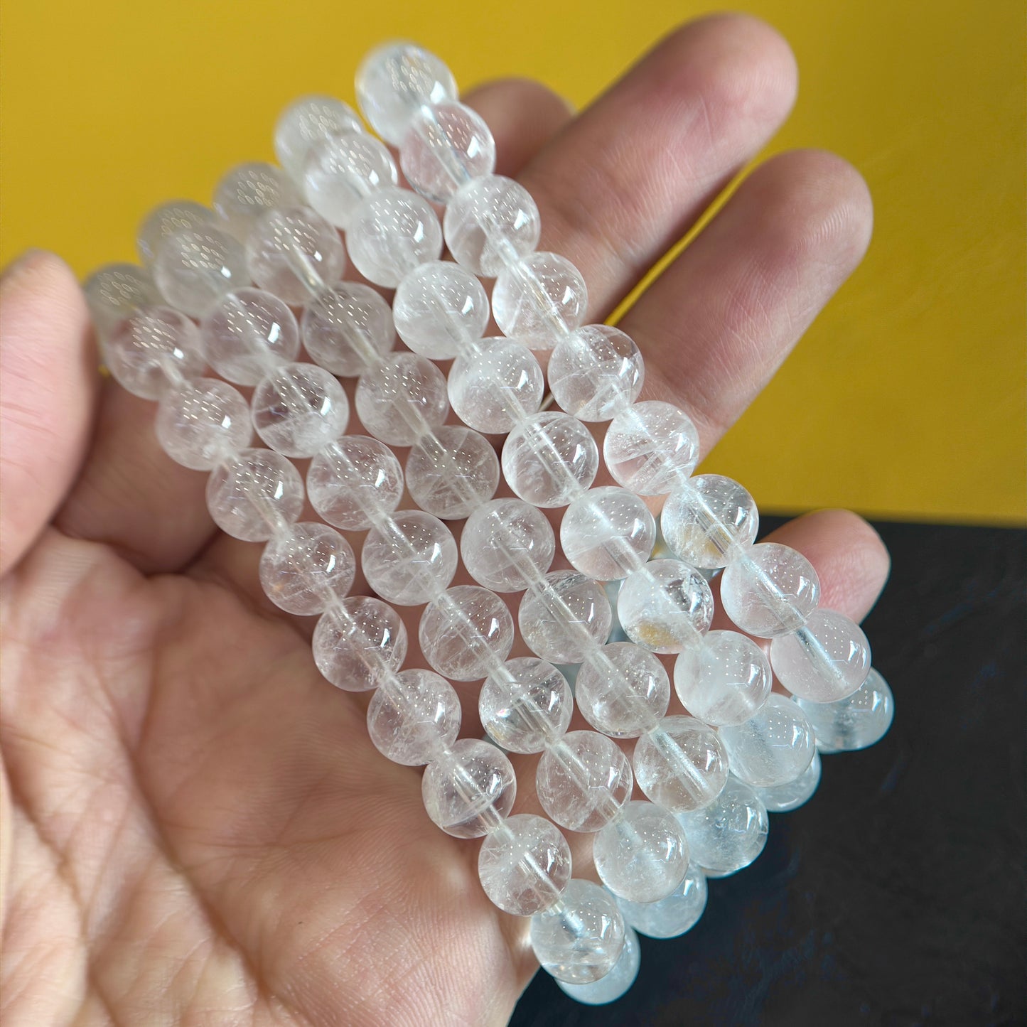 Natural Clear Quartz Bracelet Size 8 mm