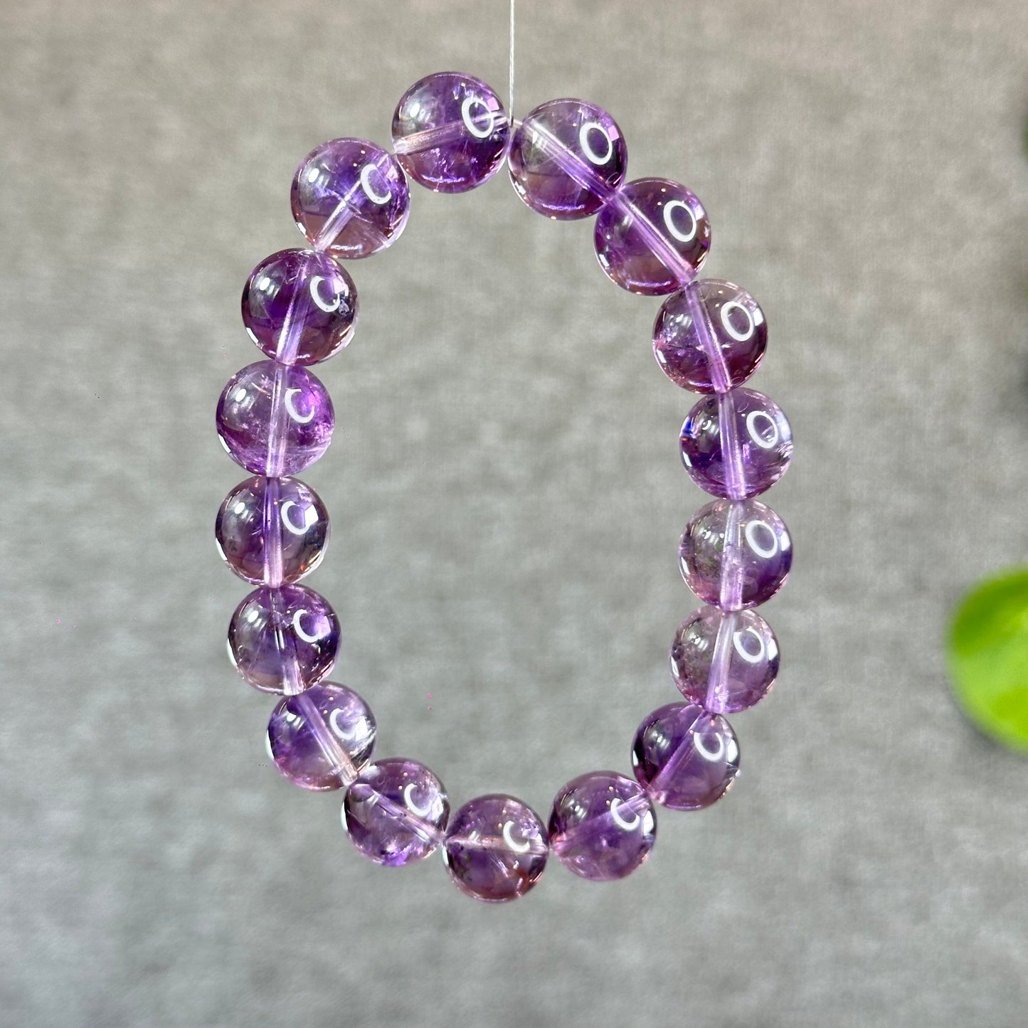 Natural Amethsyt Bracelet Size 12 mm