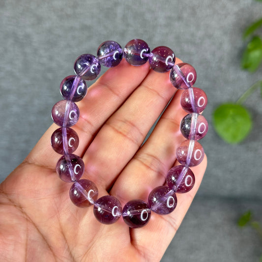 Natural Amethsyt Bracelet Size 12 mm