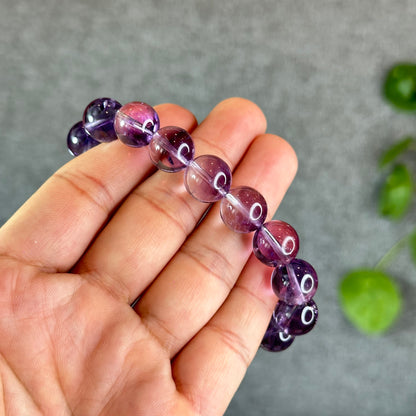 Natural Amethsyt Bracelet Size 12 mm
