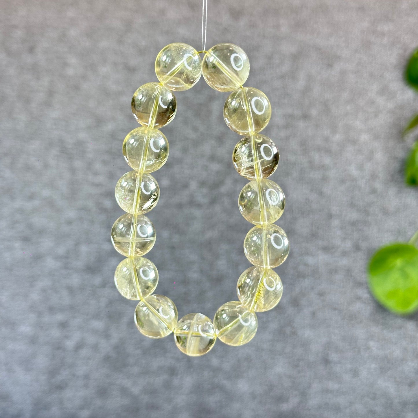 Natural Citrine Bracelet Size 14 mm