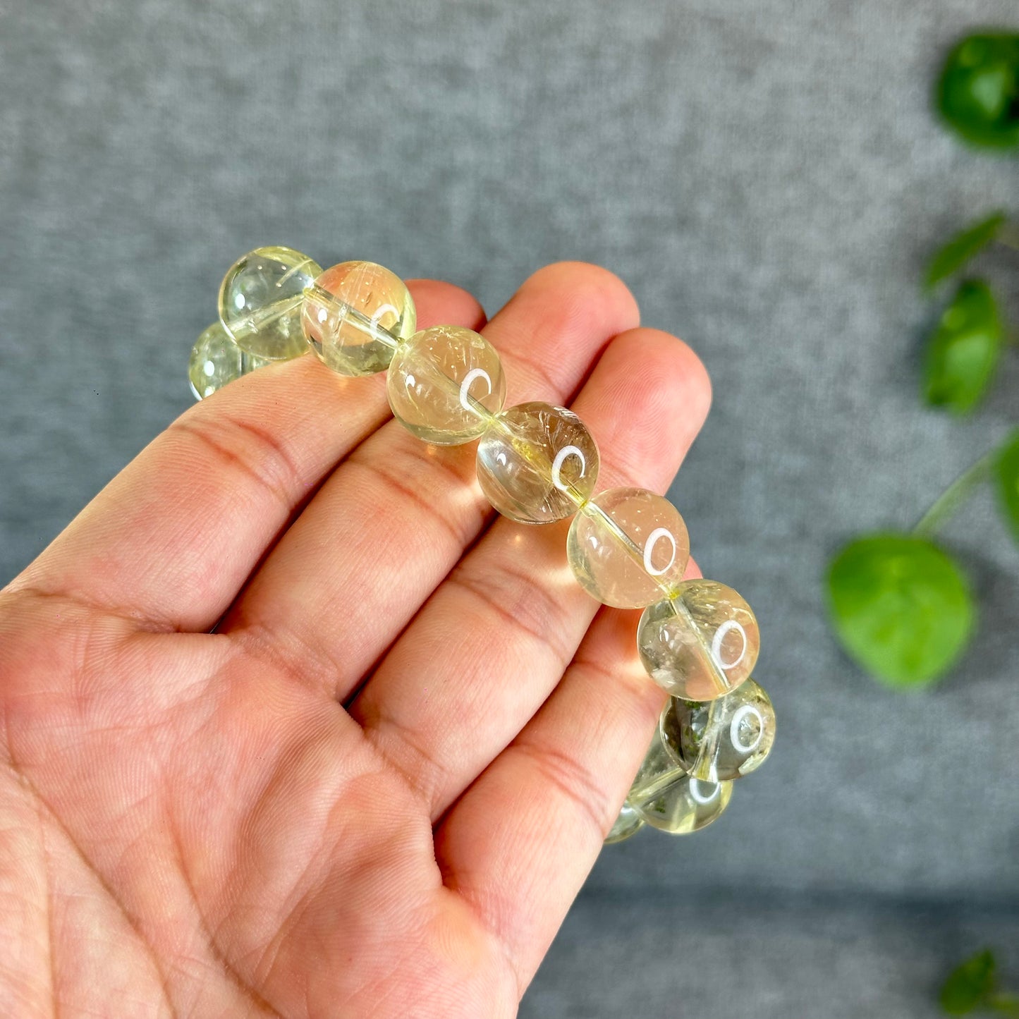 Natural Citrine Bracelet Size 14 mm