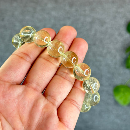 Natural Citrine Bracelet Size 14 mm