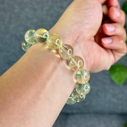 Natural Citrine Bracelet Size 14 mm