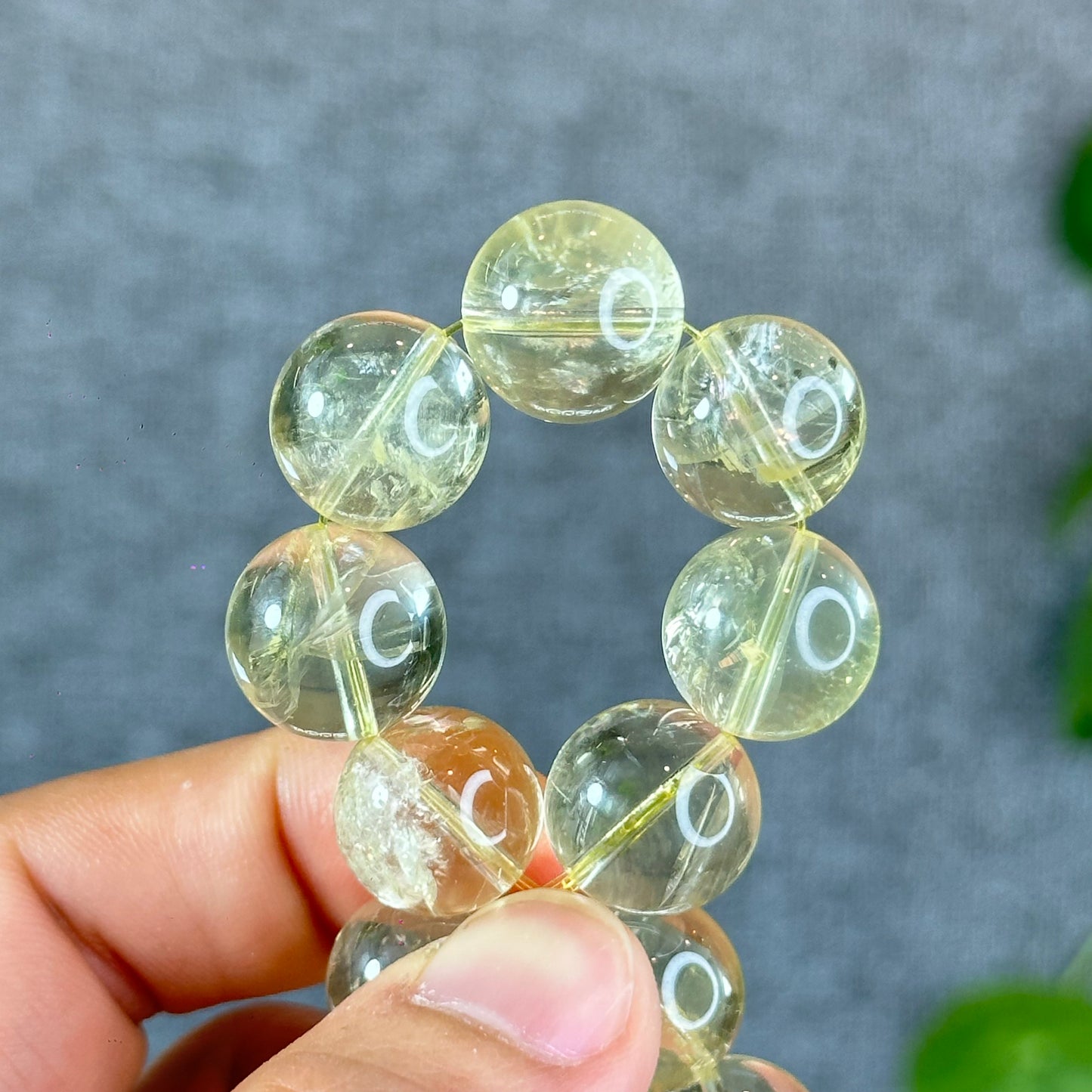Natural Citrine Bracelet Size 14 mm