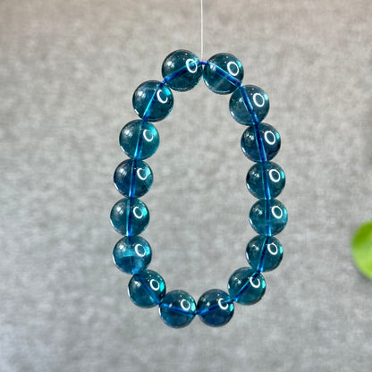 Natural Blue Fluorite Bracelet Size 13.5 mm