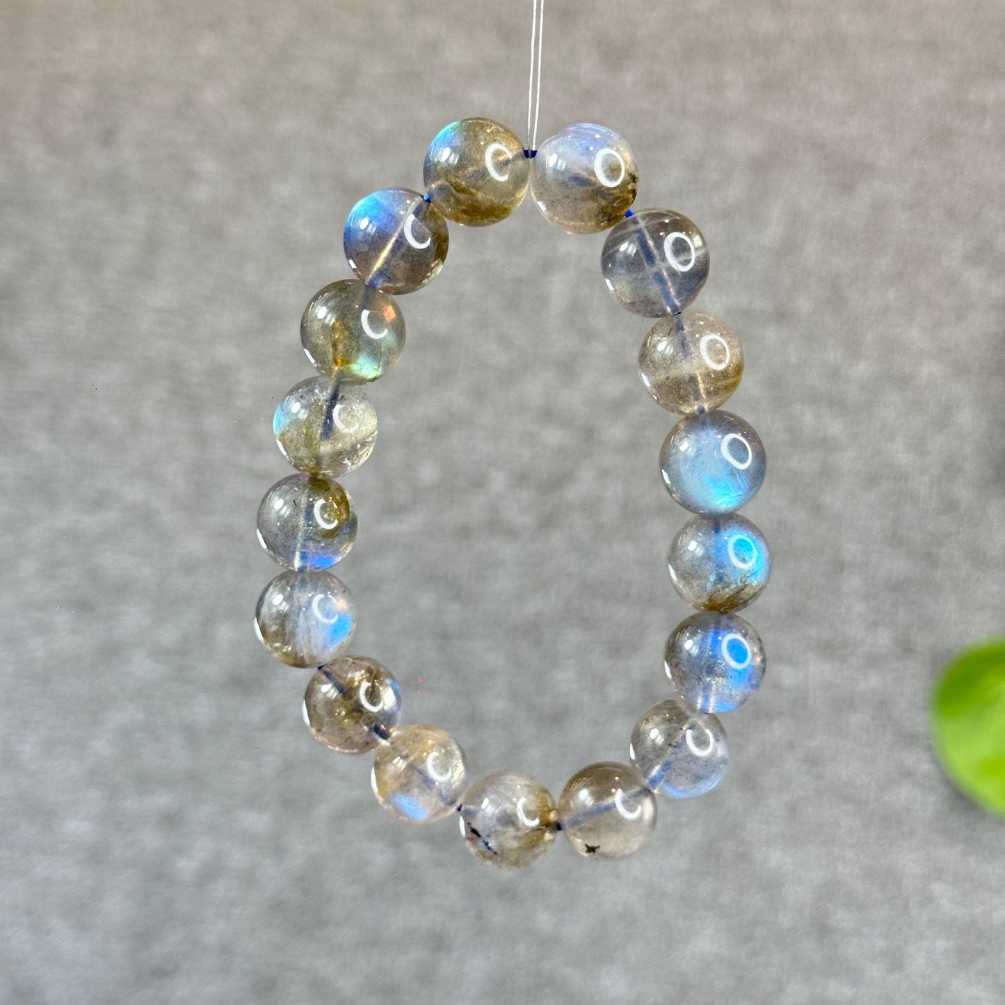 Natural Labradorite Bracelet Size 12.5 mm