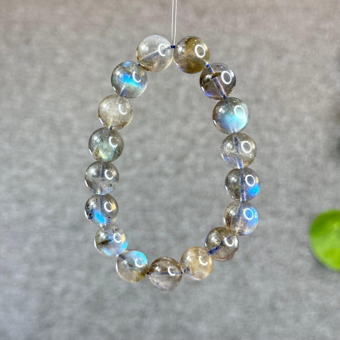 Natural Labradorite Bracelet Size 12.5 mm