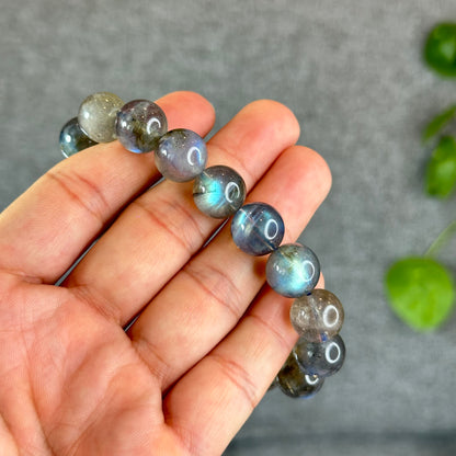 Natural Labradorite Bracelet Size 12.5 mm