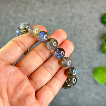 Natural Labradorite Bracelet Size 12.5 mm