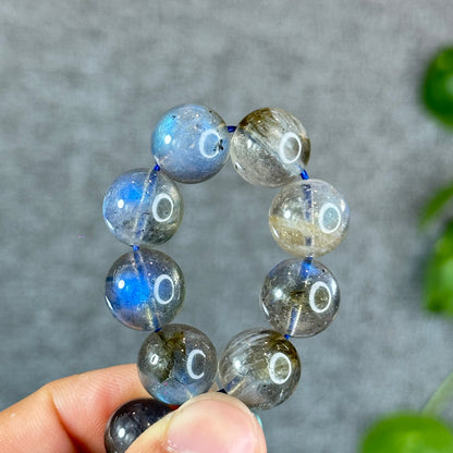 Natural Labradorite Bracelet Size 12.5 mm