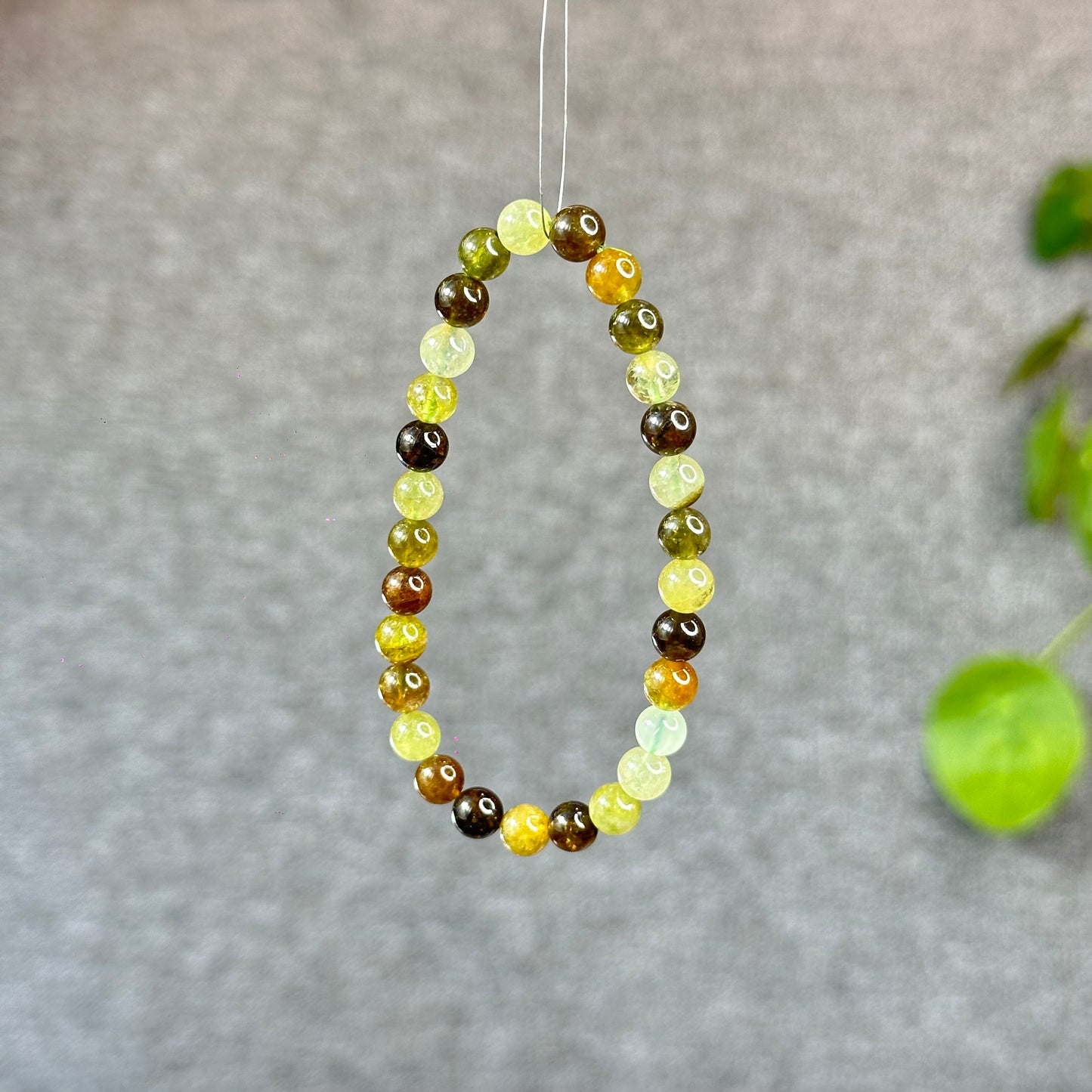 Natural Green Garnet Tsavorite Bracelet Size 6 mm