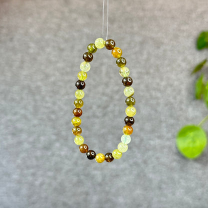 Natural Green Garnet Tsavorite Bracelet Size 6 mm