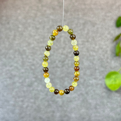 Natural Green Garnet Tsavorite Bracelet Size 6 mm