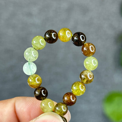 Natural Green Garnet Tsavorite Bracelet Size 6 mm