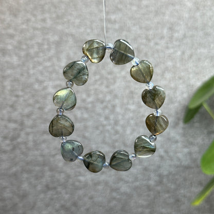 Bracelet Coeur Labradorite